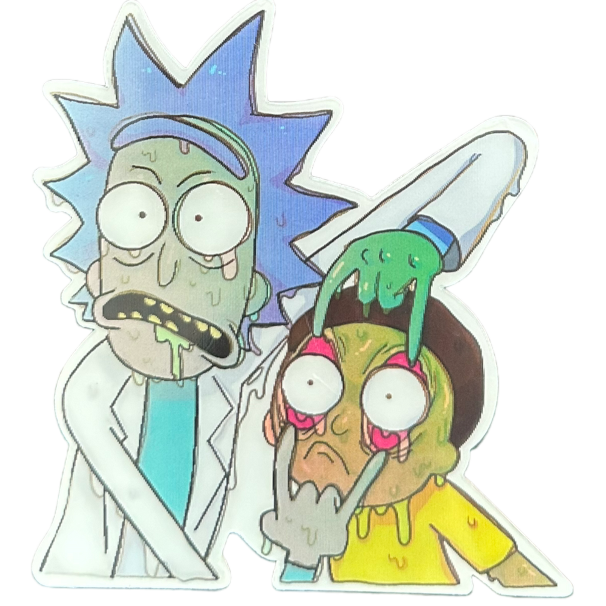 Rick & Morty Anime 3D Sticker (I2)