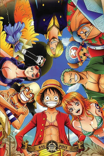 One Piece Circle Anime Poster Size 24X36