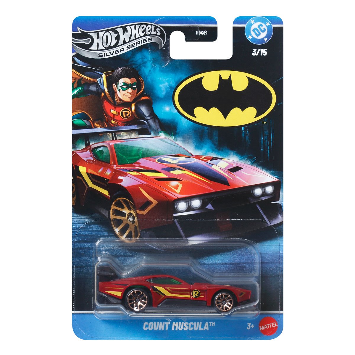 Hot Wheels: Batman Collection Robin Count Muscula
