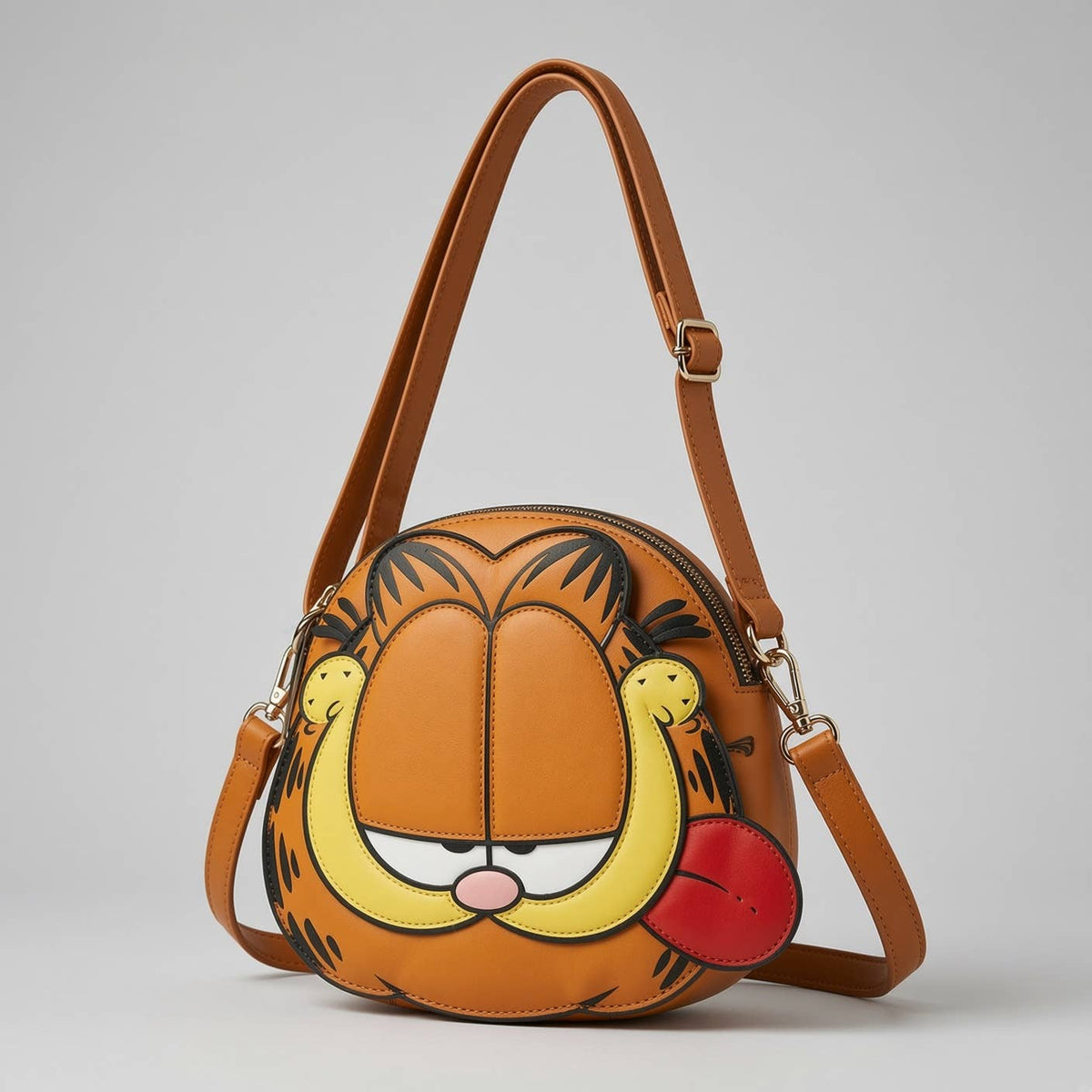 GARFIELD 10" 3-D CROSSBODY BAG W/LONG STRAP