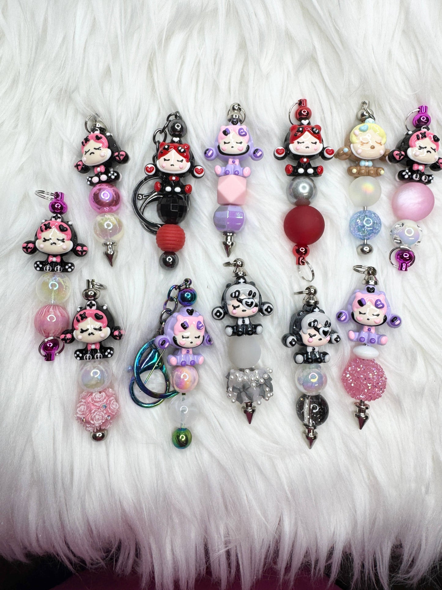 Skull Panda Keychains