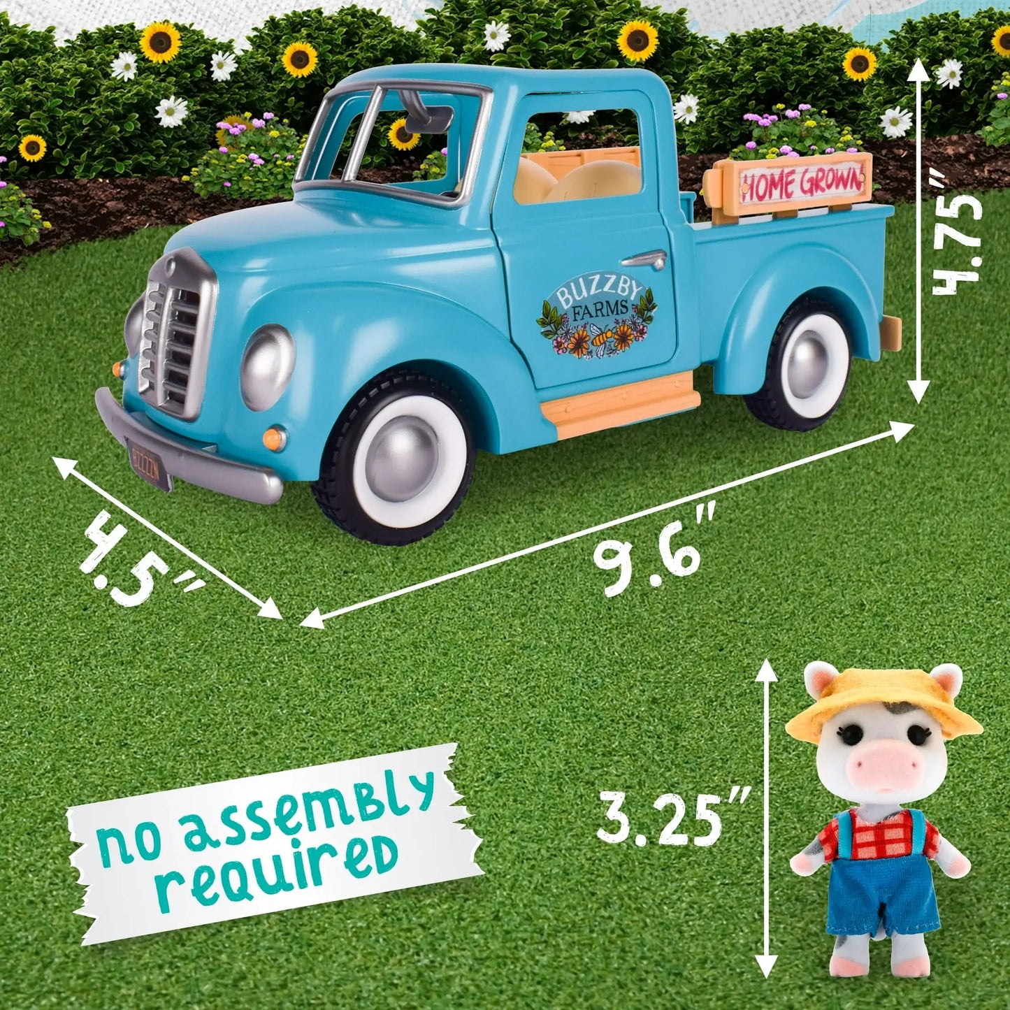 Honey Bee Acres Buzzby Farm Truck Playset with figurine