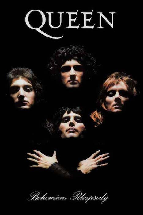 Queen Bohemian Rhapsody Album Cover Poster 24X36