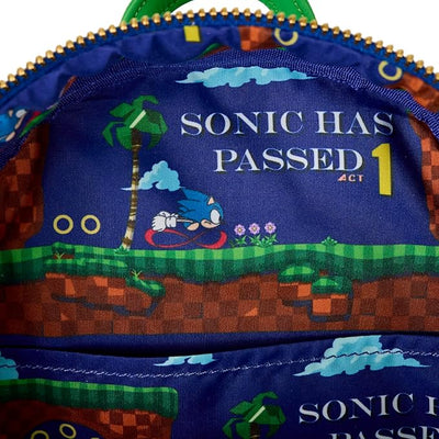 Loungefly Sega Sonic The Hedgehog Mini Backpack