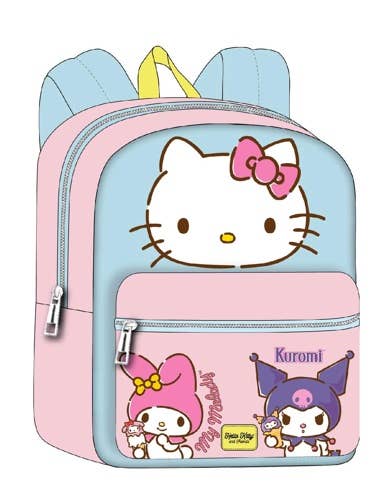 HELLO KITTY & FRIENDS 16" PU LEATHER BACKPACK