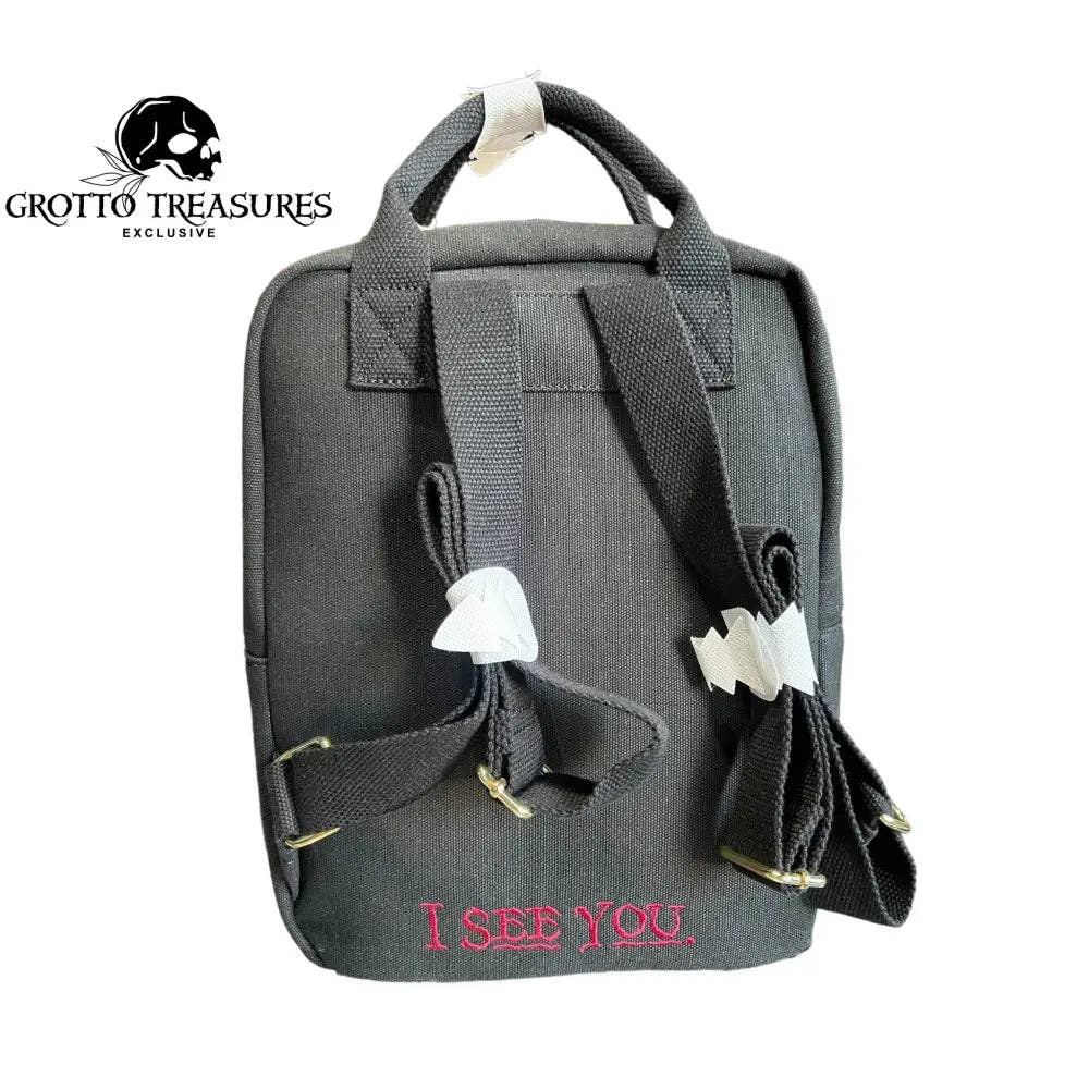 Grotto Treasures Exclusive - Loungefly The Lord of the Rings Sauron AOP Canvas Mini Backpack
