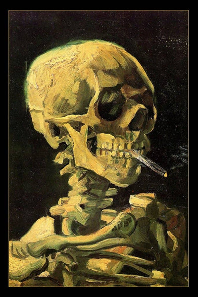 Van Gogh Skull Art Poster 24X36