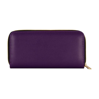 Jack And Sally Star Crossed Lovers Tarot Zip Around Wallet, Purple