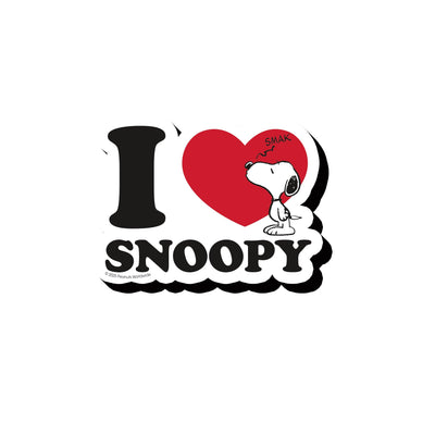 Peanuts I Heart Snoopy Funky Chunky Magnet