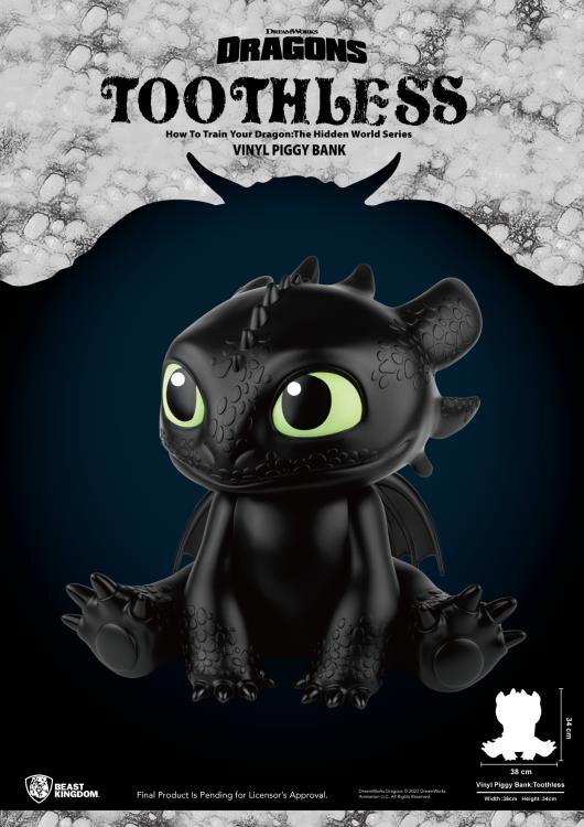 How to Train Your Dragon Toothless Piggy Bank