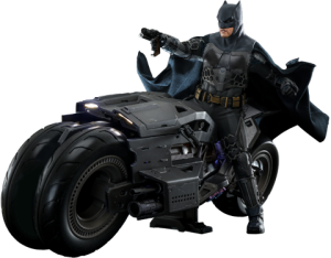 Batman and Batcycle Sixth Scale Figure Set