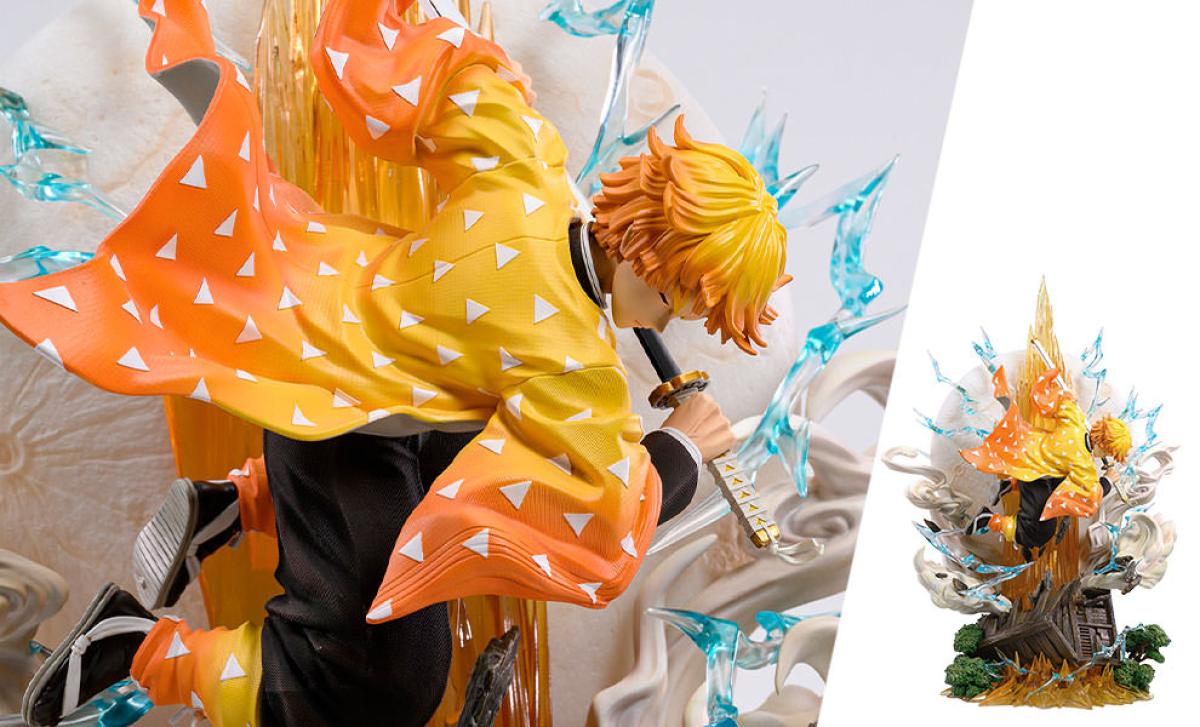 Zenitsu Agatsuma: Thunder Breathing First Form Thunderclap and Flash