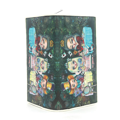 ALICE IN WONDERLAND TEA PARTY WALLET IN VINYL