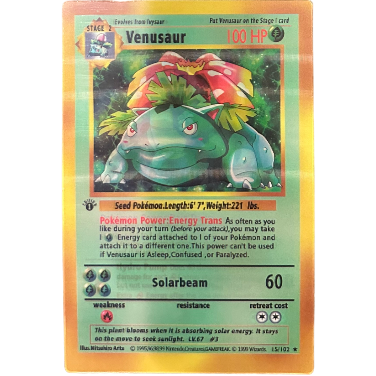 Charizard/Blastoise/Venusaur Anime 3D Sticker (B2)