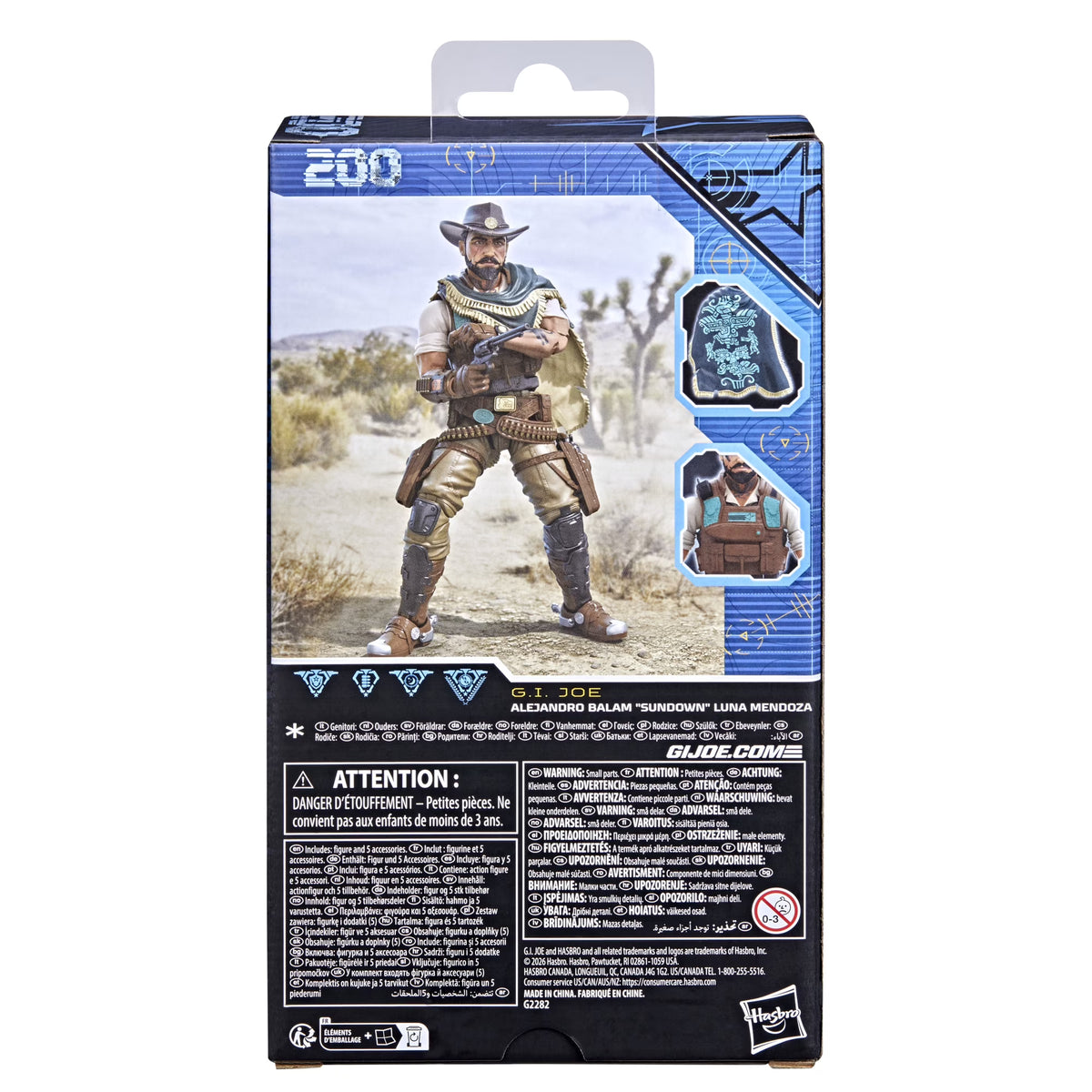 G.I. Joe Classified Series Alejandro Balam "Sundown" Luna Mendoza 6 Inch Action Figure