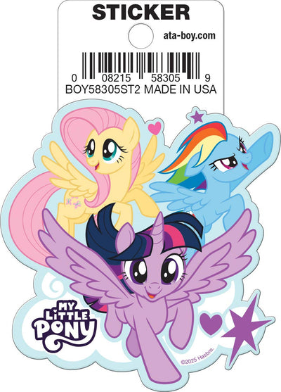 My Little Pony Friendship is Magic Trio Die Cut Sticker