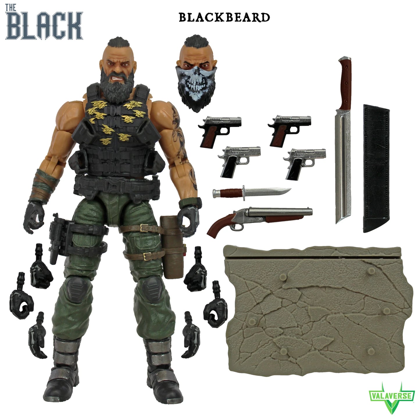 Valaverse The Black Blackbeard 1:12 Scale Action Figure