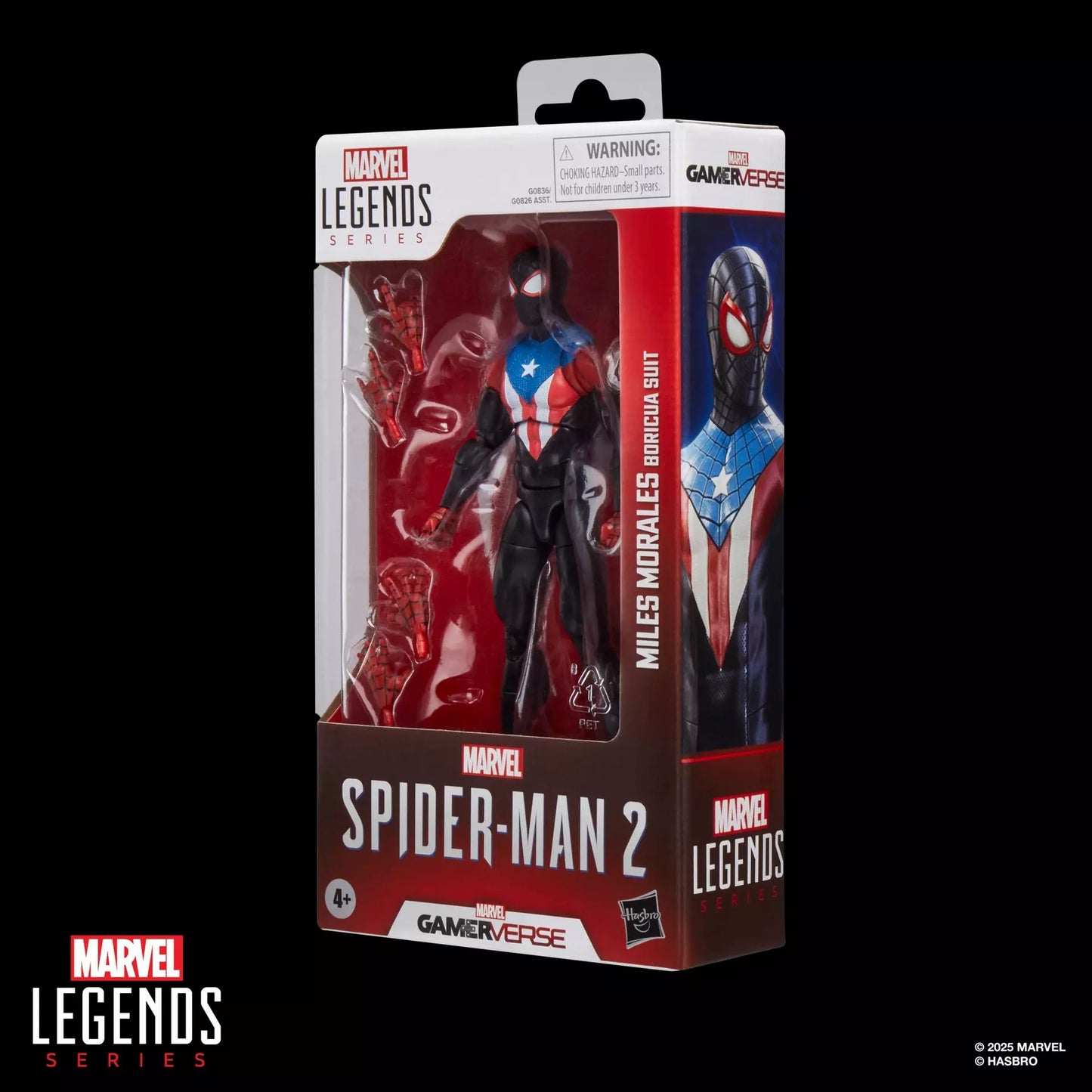 Spider-Man Marvel Legends Series Gamerverse Miles Morales Boricua Suit 6-Inch Action Figure