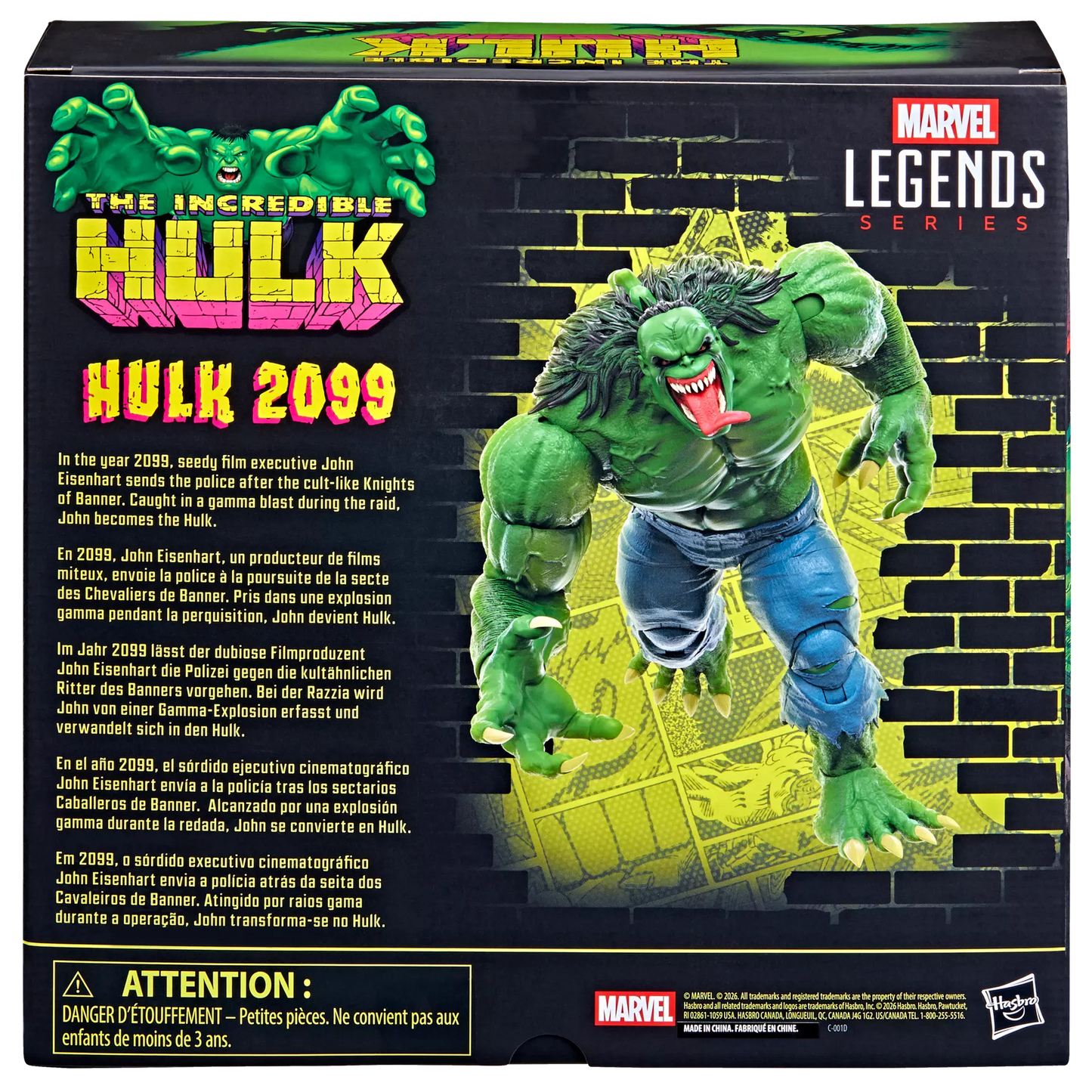 Marvel Legends Hulk 2099 6" Inch Action Figure