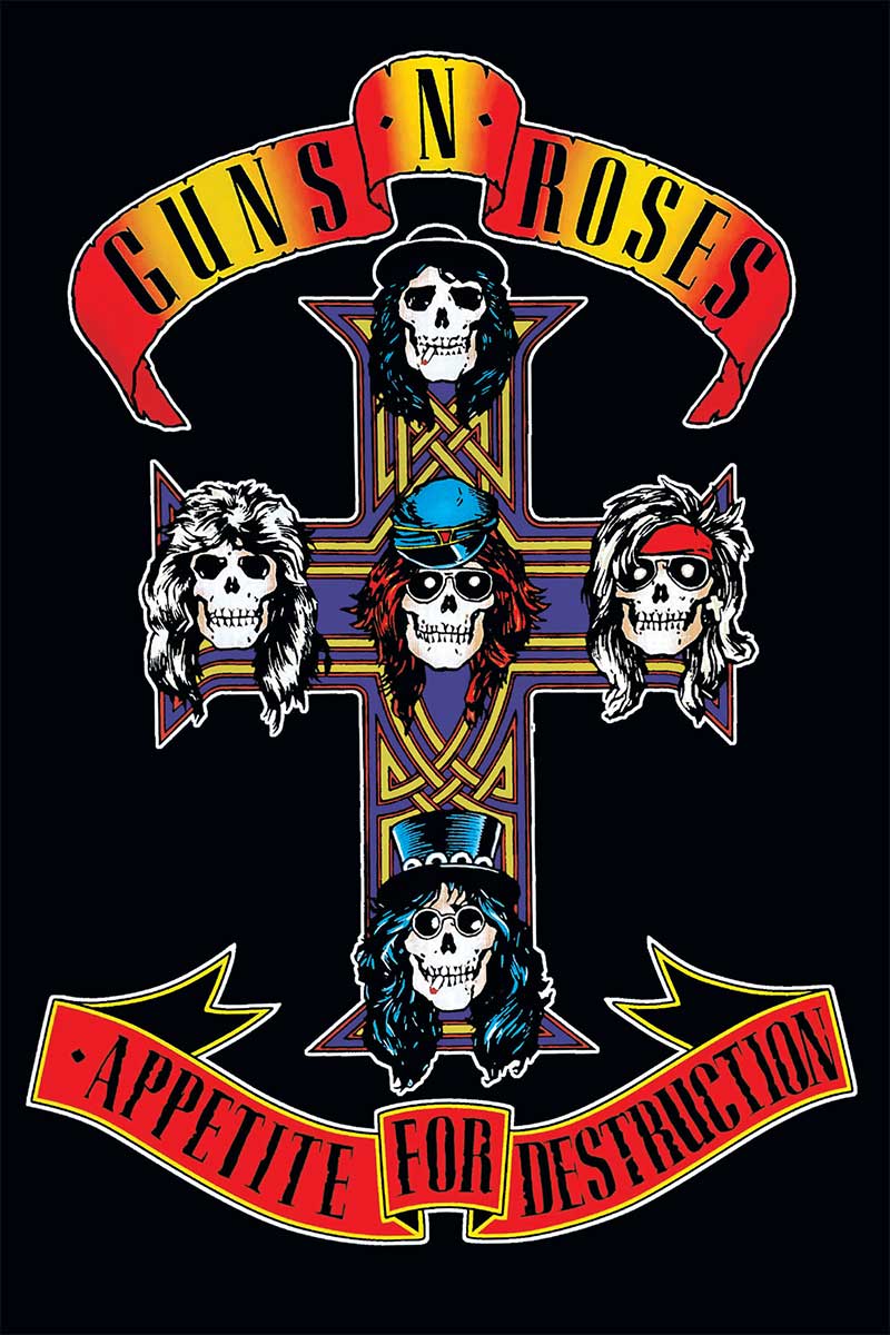 Guns N Roses Appetite For Destruction Poster
