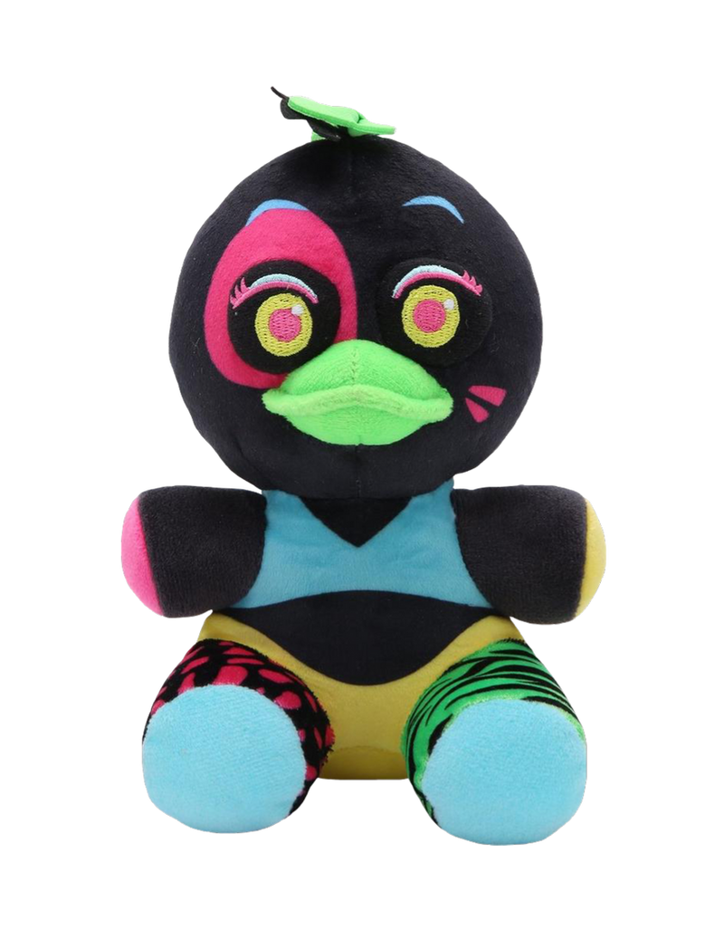 Blacklight Glamrock Chica FNAF PLUSH – Replay Toys LLC