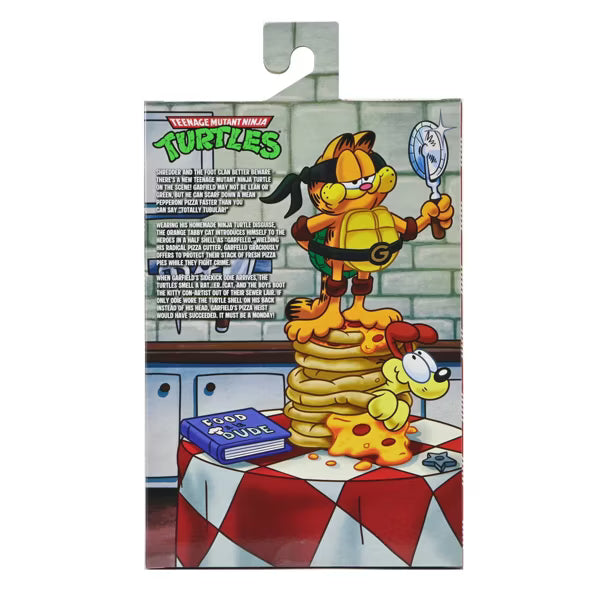 NECA Teenage Mutant Ninja Turtles (Archie Comics) x Garfield Action Figure Ultimate Garfello with Odie - 7” Scale