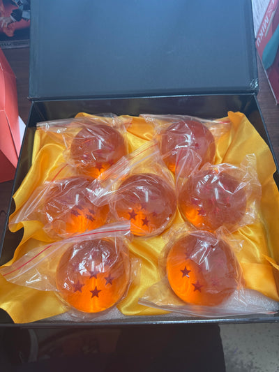 Dragon Ball Z 7 Star Balls Set 7.6cm Orange