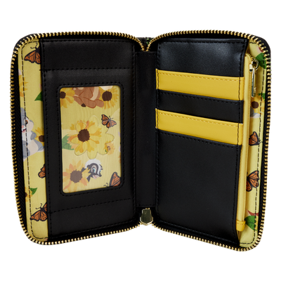 Disney Bambi Sunflower Friends Zip Around Wallet