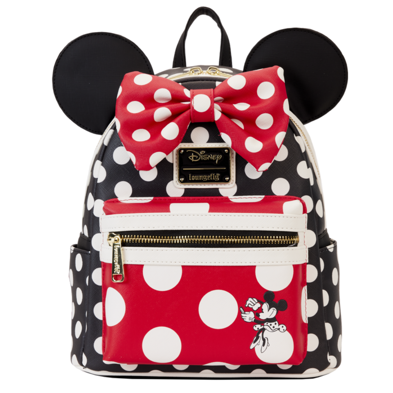 disney mini backpack toy Loungefly Minnie Mouse Rocks the Dots Classic Mini Backpack