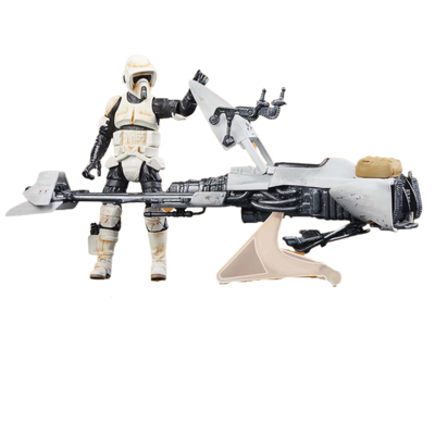 Star Wars: The Vintage Collection Speeder Bike with Scout Trooper & Grogu (The Mandalorian)