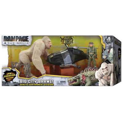 Lanard Rampage The Movie Big City Brawl George Action Figure Set