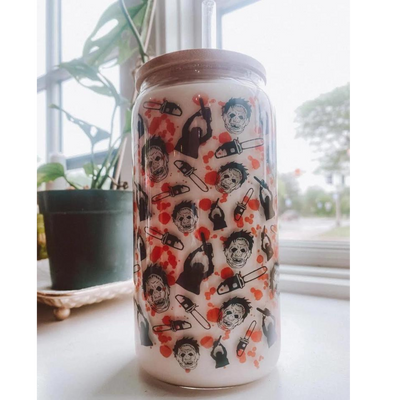 Texas Chainsaw Glass Tumbler