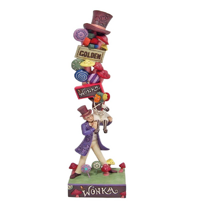 Willy Wonka with Stacked Icons