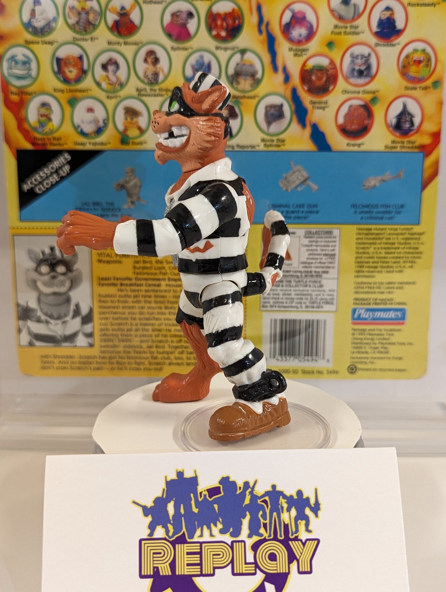 TMNT 1993 SCRATCH THE CAT