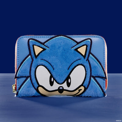 Sonic the Hedgehog Classic Cosplay Plush Zip Around Wallet