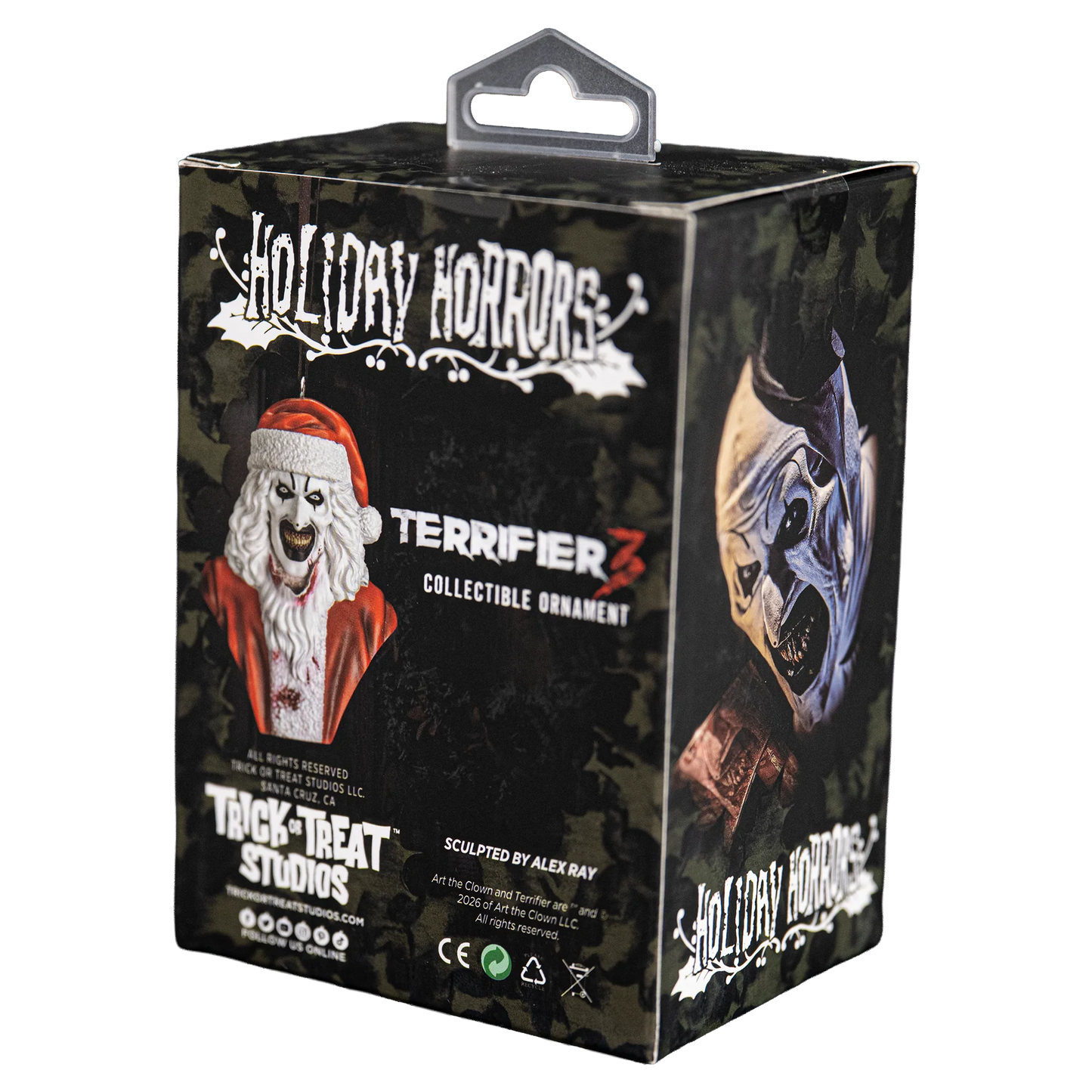 Trick or Treat Studios Holiday Horrors Terrifier Art the Clown Resin Ornament