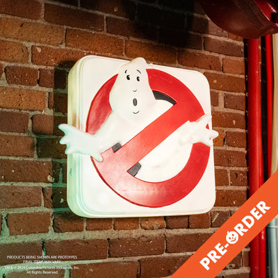 GHOSTBUSTERS - NO GHOST LIGHT-UP SIGN