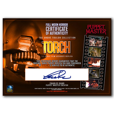 The Andre Toulon Puppet Master Replica Collection - TORCH