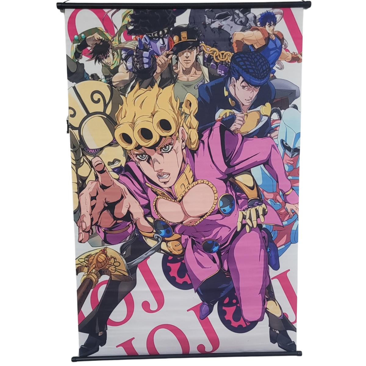 Jojo's Bizarre Adventure Giorno Giovanna Wall Scroll