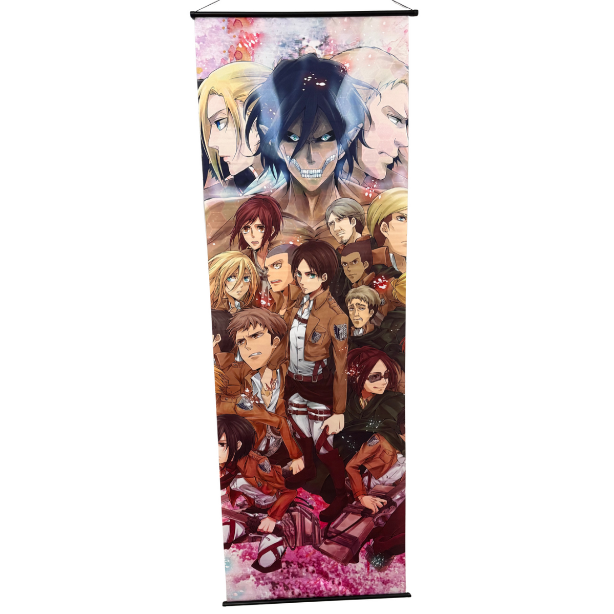 Attack on Titan Cast Wall Scroll