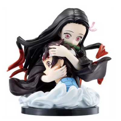 Bandai - Ichibansho - Demon Slayer - Art Scale Memoria - Tanjiro Kamado & Nezuko Kamado (Locus) Figure