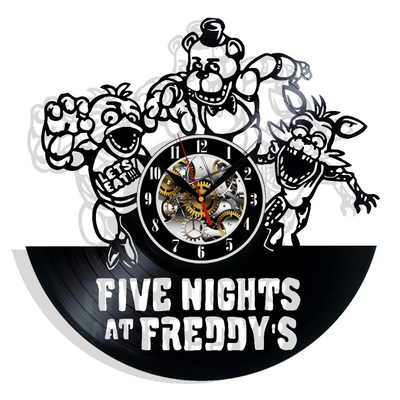 Five Nights at Freddy's Vinyl Wall Clock