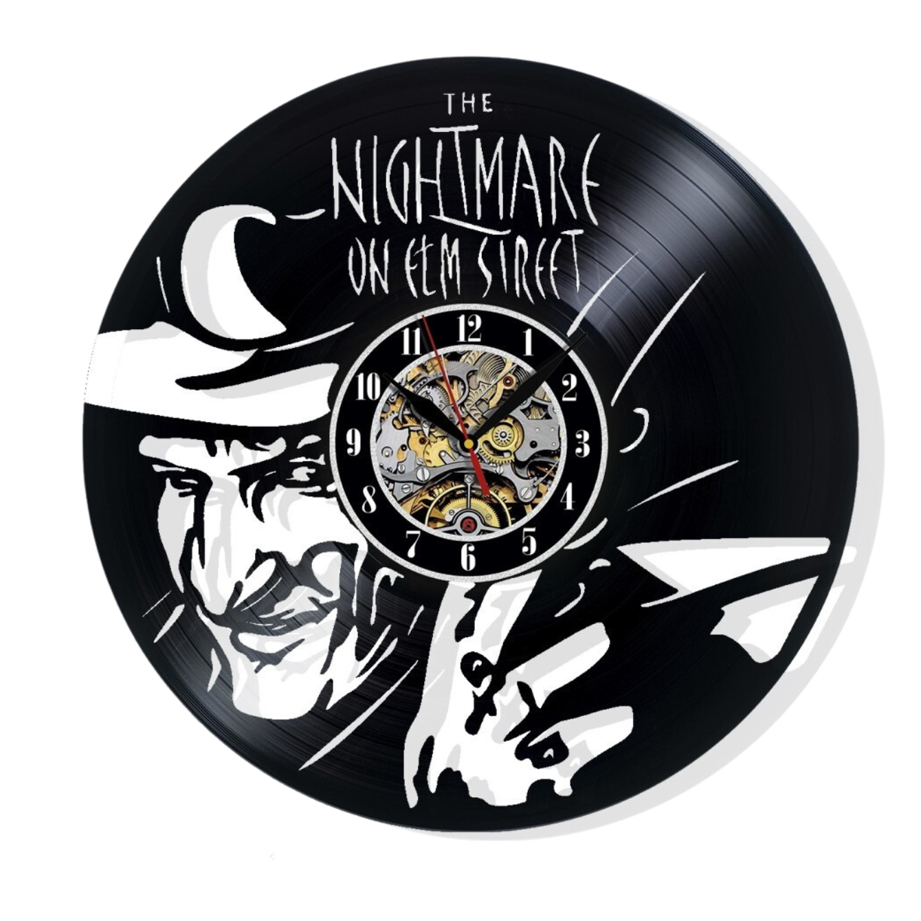 Freddy Krueger Vinyl Wall Clock