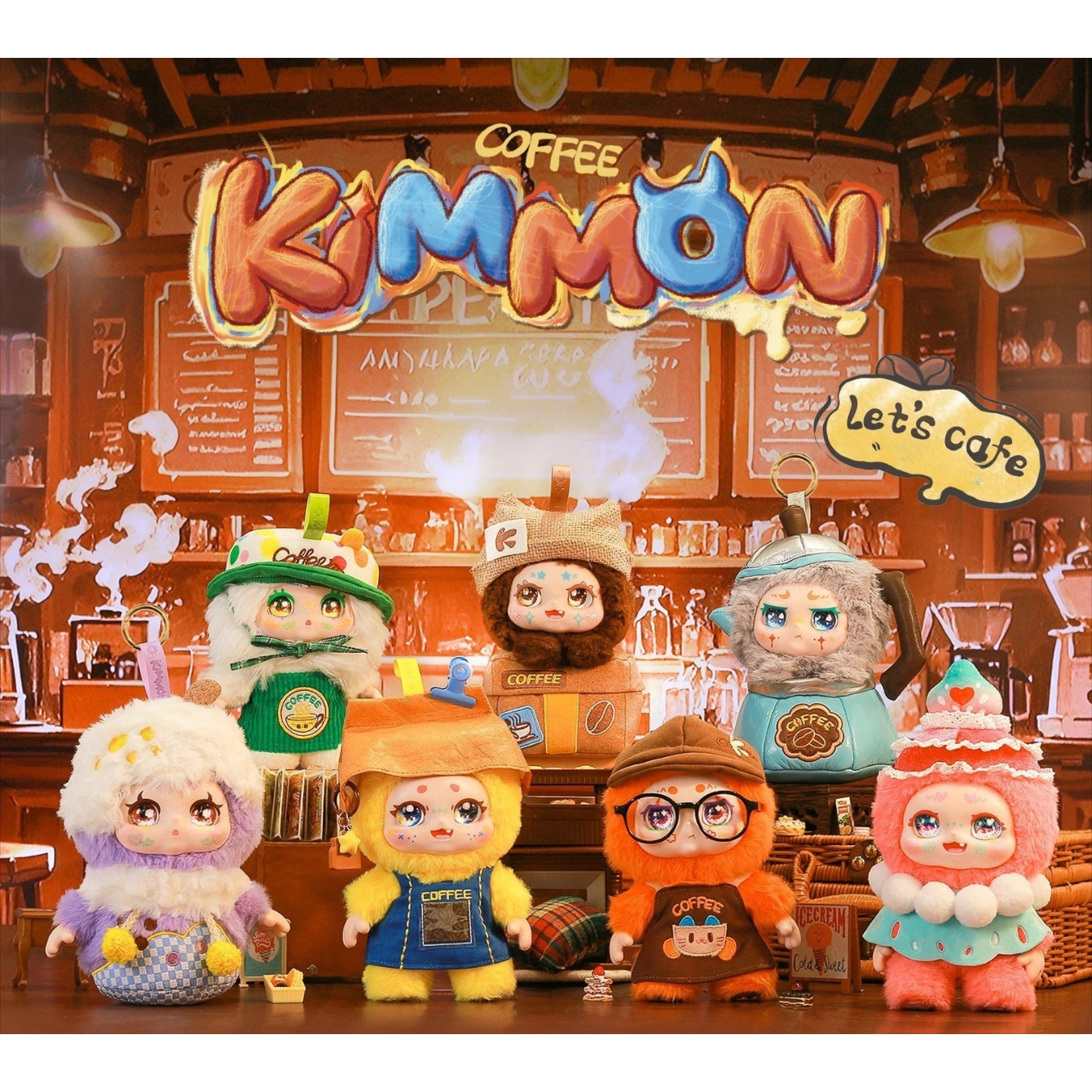 キムハムチ　Office コレクション　キムハムチ　6種　フルセット Kimmon Let's Cafe-Coffee Day Series Blind Box – Replay Toys LLC