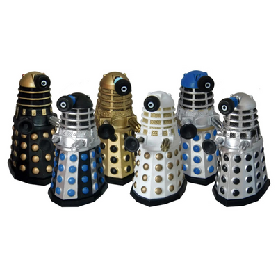 Doctor Who Daleks Of Skaro Bobble Figure 6 Pack