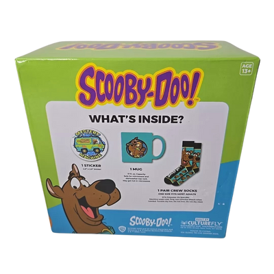 Scooby- Doo SOCK IN A MUG Sticker Gift Set
