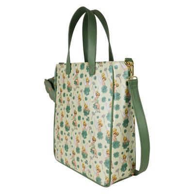 Loungefly Tinkerbell 4 Leaf Clover Tote Crossbody with Coinbag