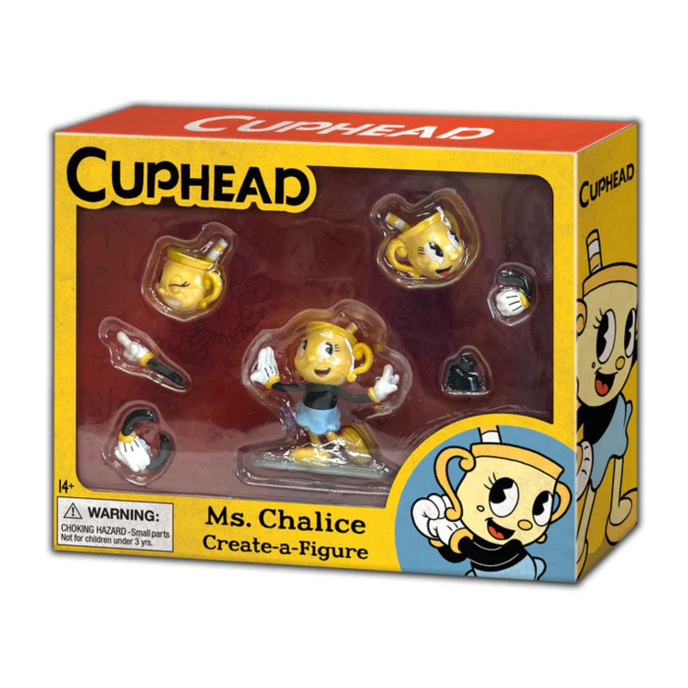 Cuphead Create-A-Figure 4-Inch Mini Figure - Ms. Chalice