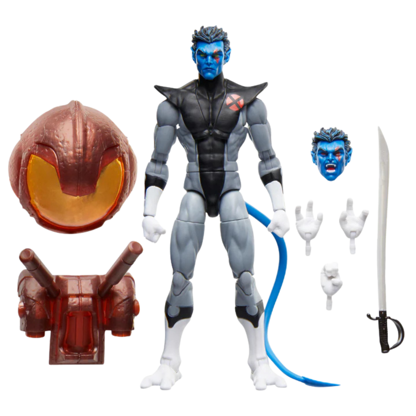 Marvel Legends - Nightcrawler (X-Force) - X-Men Comics - Nemesis Build-a-Figure