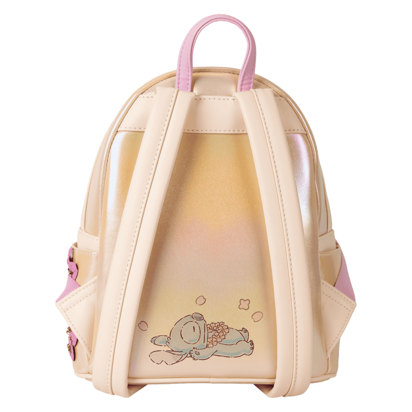 Loungefly Stitch & Angel Cherry Blossom Heart Mini Backpack
